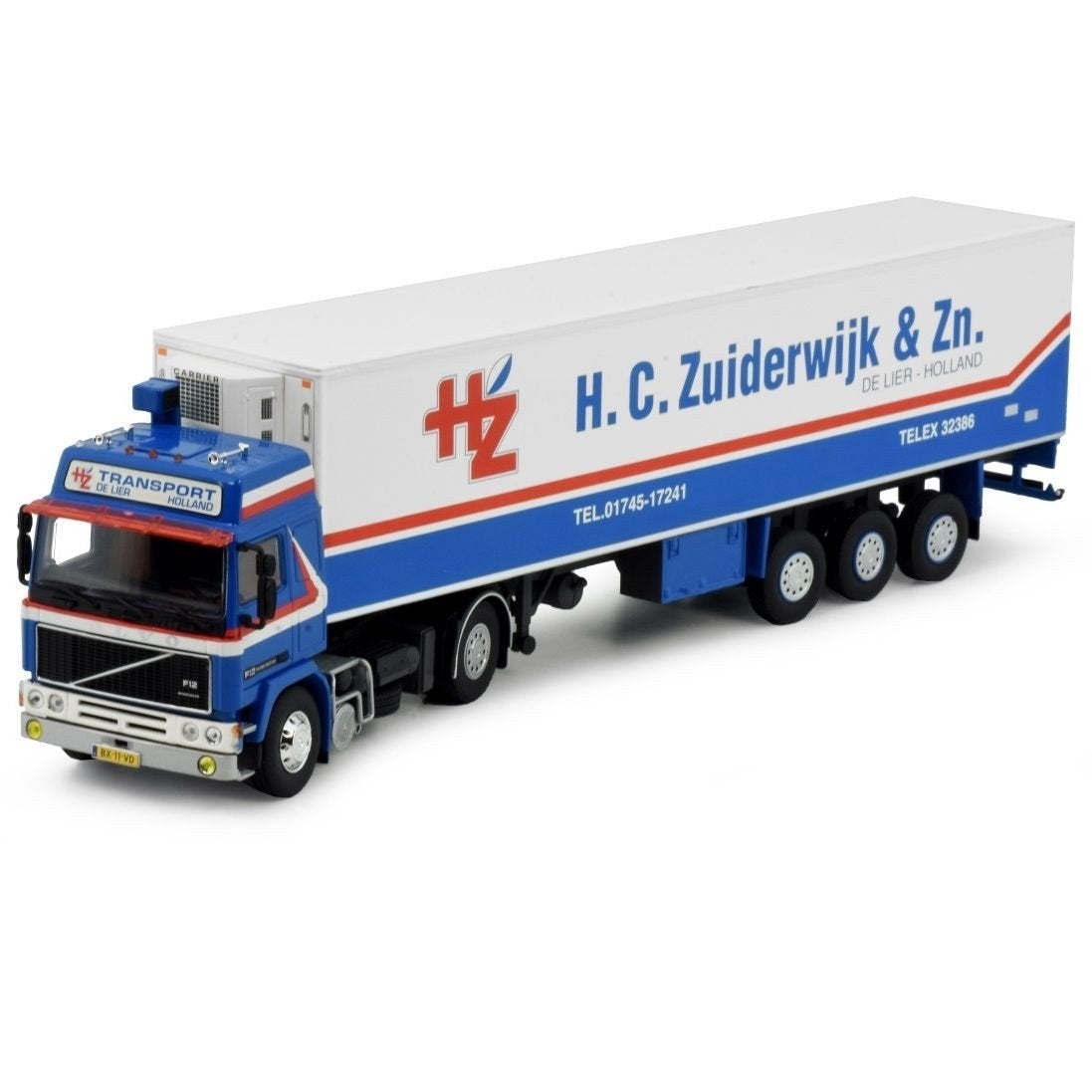 Volvo F12 GL mit 3achs Kühlauflieger - HZ Logistics De Lier, Ophalen of Verzenden