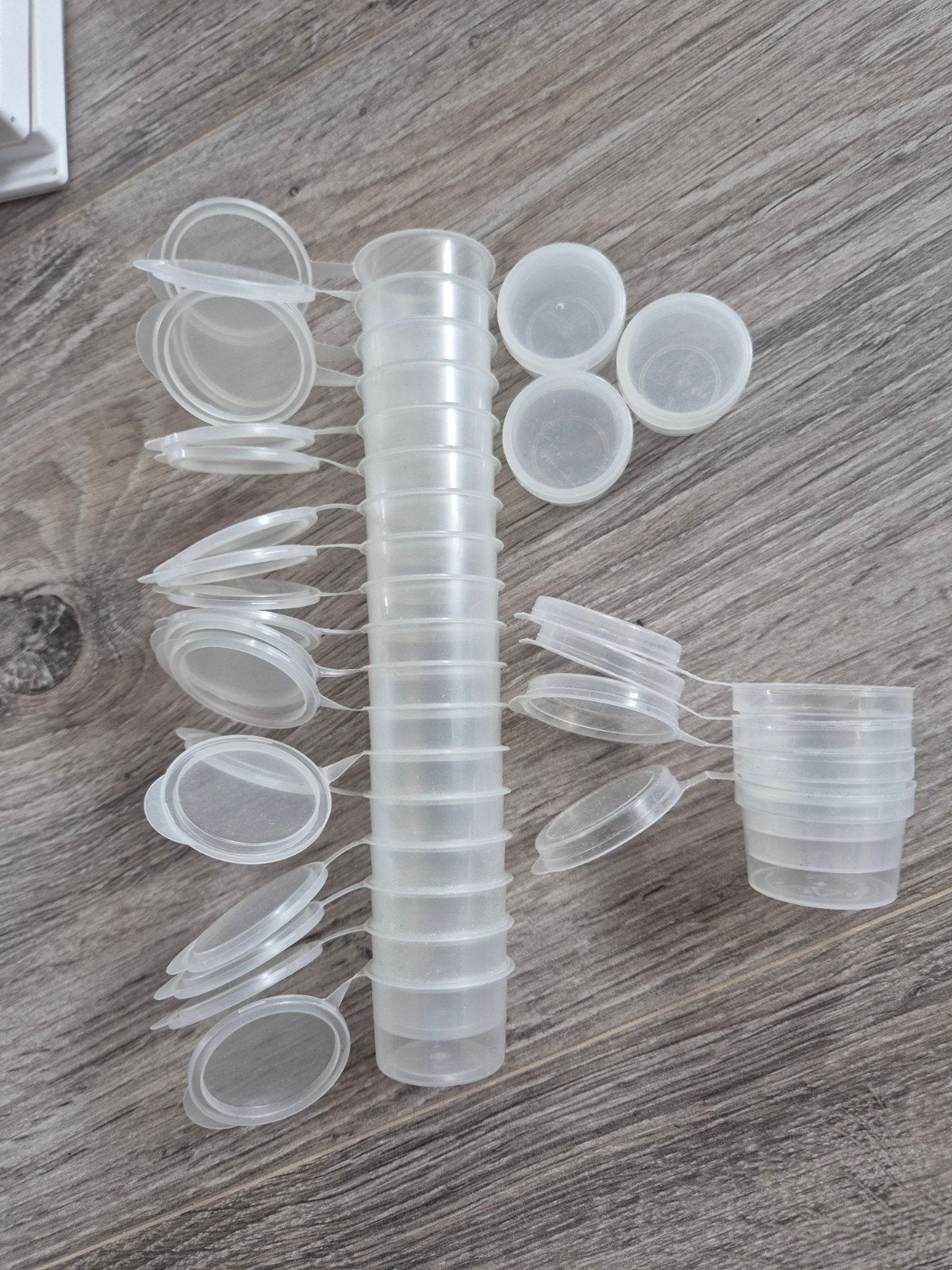 Bewaarbakjes voor cremes of bodylotion - Set van 25, Overige kleuren, Nieuw, Ophalen of Verzenden, Handen en Nagels