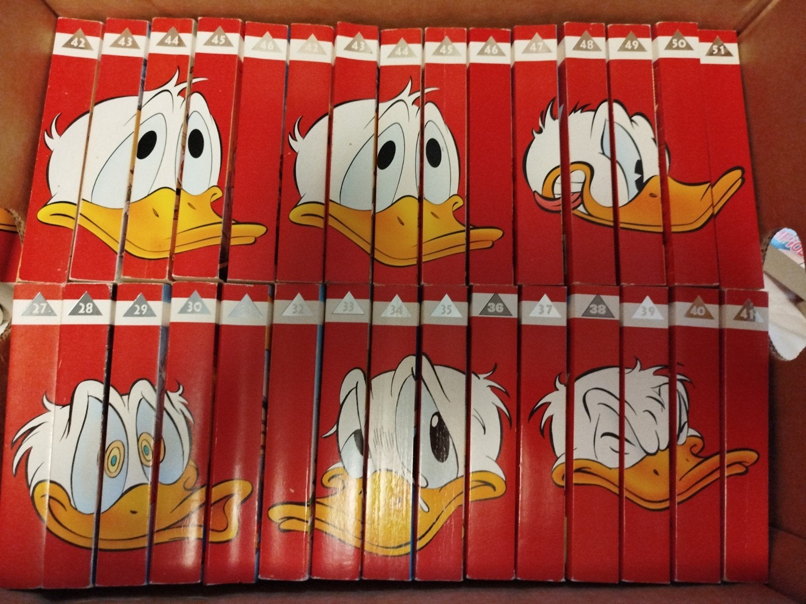 prachtige complete jaargang Donald Duck dubbelpockets 27-51, Gelezen, Complete serie of reeks, Ophalen of Verzenden, Donald Duck