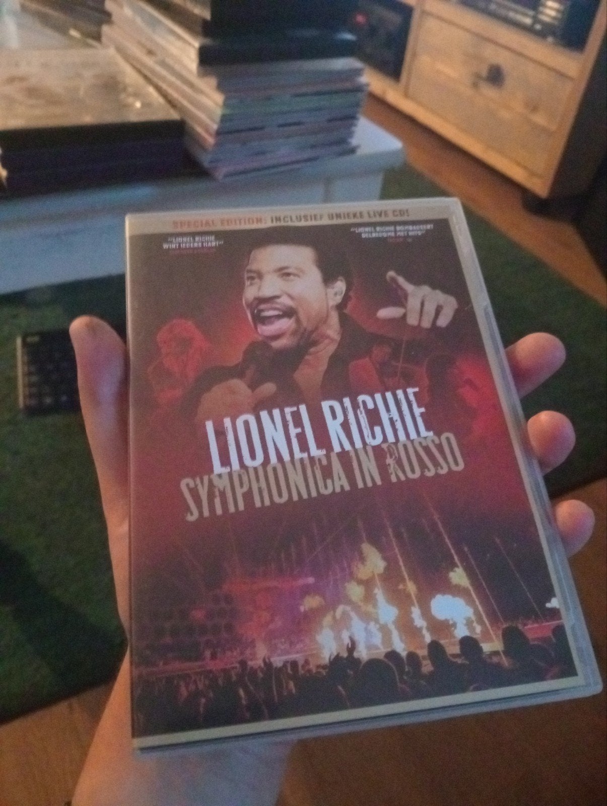 Lionel Richie - Symphonica in Rosso (Special Edition DVD), Cd's en Dvd's, Engels, Alle leeftijden, Nederlands, Zo goed als nieuw