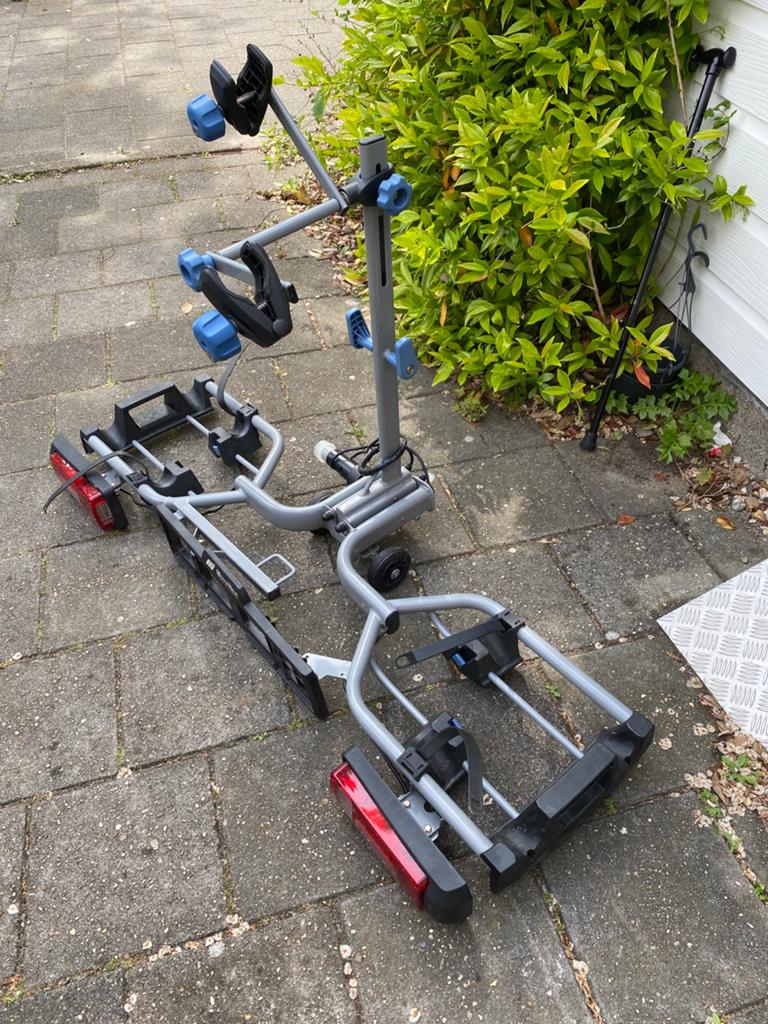 Movanext fietsendrager voor 2 ebikes, Ophalen, Gebruikt, Trekhaakdrager