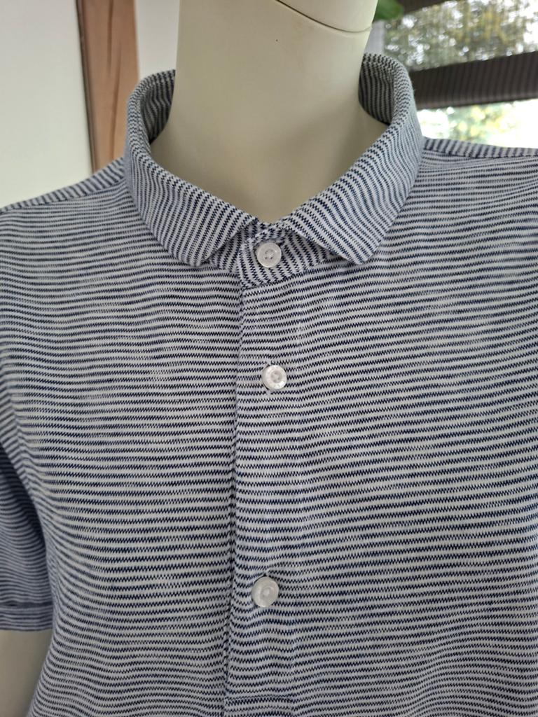 Nieuw blauw wit streepje polo State of Art xxl herenpolo, State of Art, Blauw, Ophalen of Verzenden, Maat 56/58 (XL)