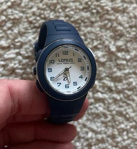 Lorus Novak Djokovic Kinderhorloge - Blauw, Ophalen of Verzenden, Zo goed als nieuw, Blauw, Jongen