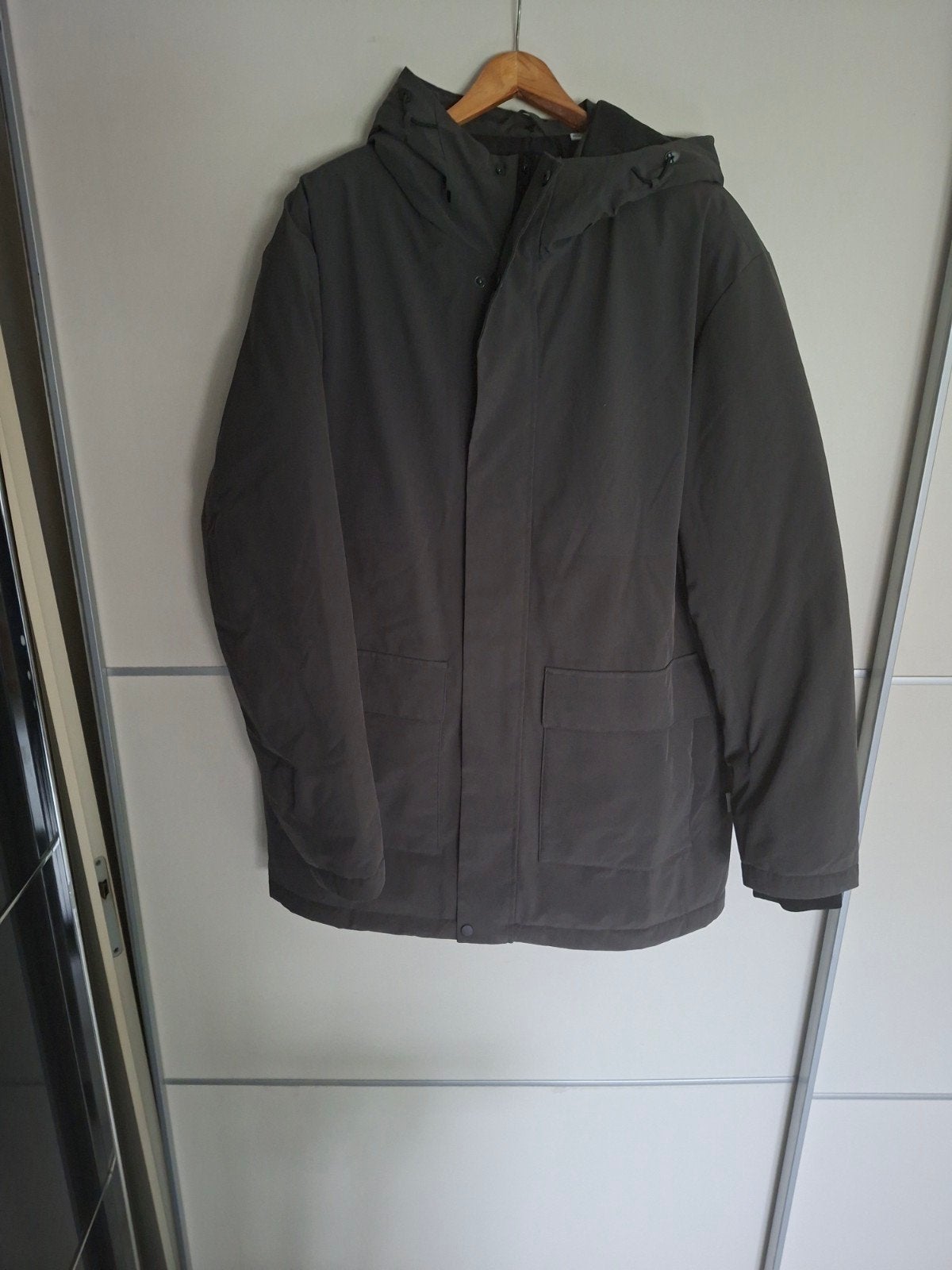 Jack&Jones parka winterjas XXL 1x gedragen, Overige maten, Ophalen of Verzenden, Zo goed als nieuw, Grijs