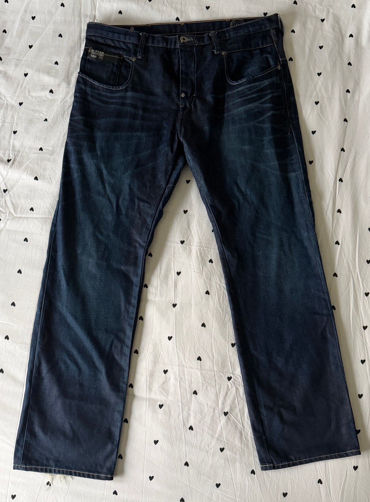 G-star raw spijkerbroek 38/32, Ophalen of Verzenden, Gedragen, Blauw, W36 - W38 (confectie 52/54)