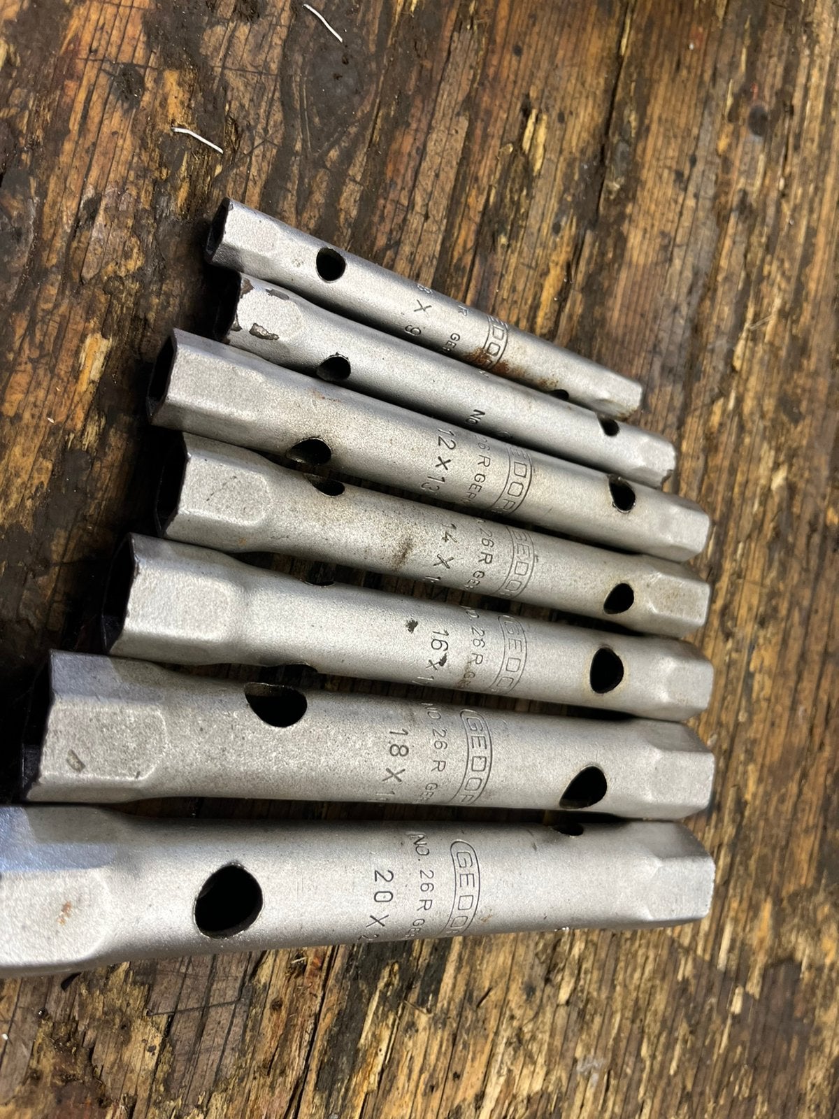 Set buissleutels  gedore van 8 tm 22, Ophalen of Verzenden, Gebruikt