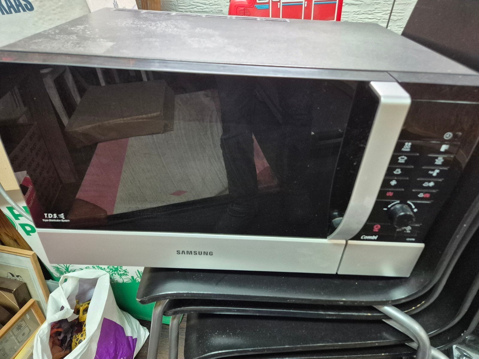 Samsung CE107M-4S/XEN combimagnetron, Ophalen, Grill, Draaiplateau