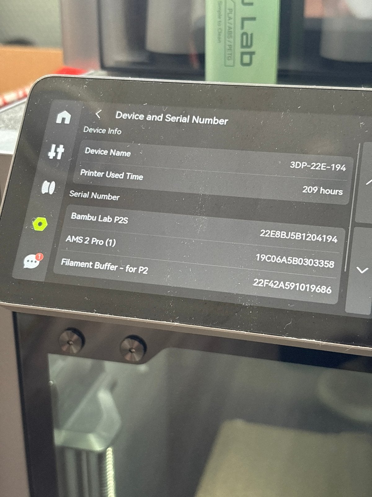 Bambu Lab P2S 3D-printer met AMS 2 Pro en 3 rollen filament, Computers en Software, 3D Printers, Ophalen, Zo goed als nieuw, Filament