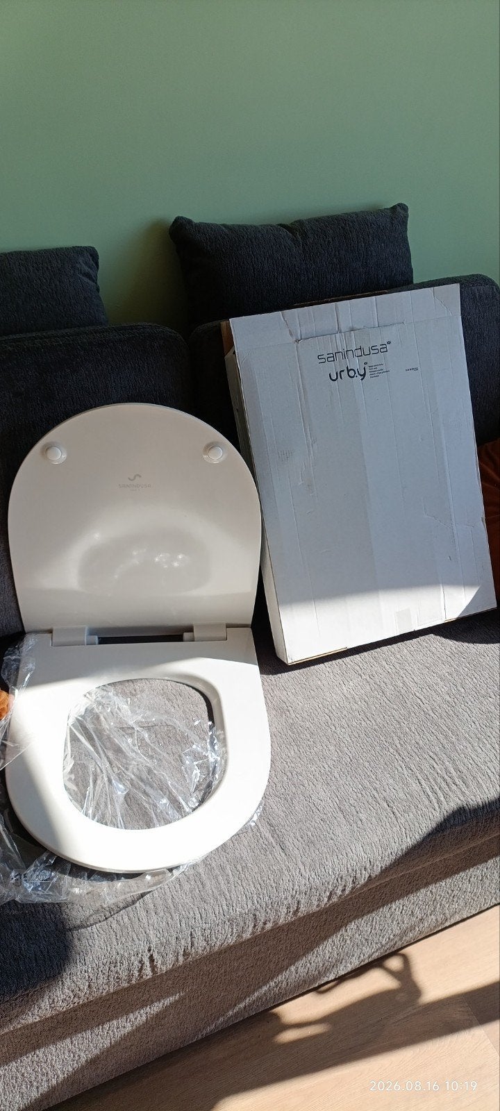 Sanindusa Urby Toiletzitting met Soft Close - Nieuw, Ophalen of Verzenden, Nieuw, Toilet