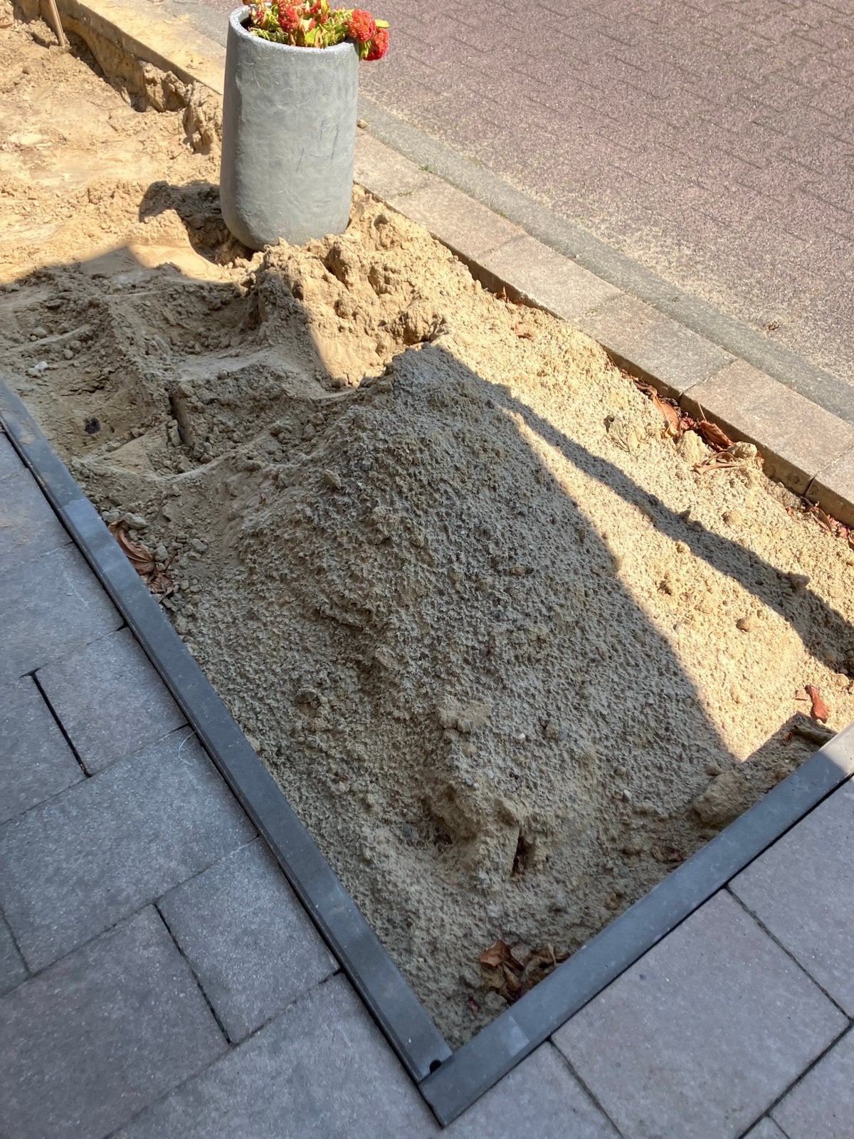 Wit zand ongeveer 1 m3, Ophalen, Gebruikt, Ophoogzand