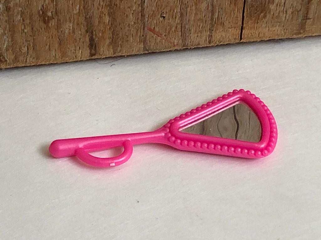 Roze Barbie formaat spiegel, Ophalen of Verzenden, Zo goed als nieuw, Barbie
