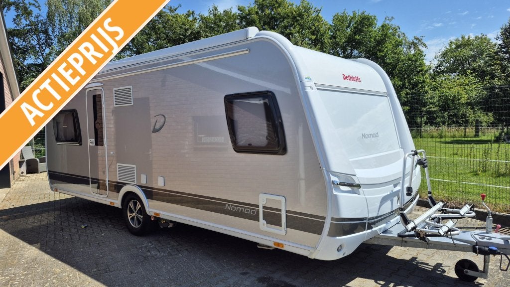 Dethleffs 560FR Leveler systeem, airco, mover., Caravans en Kamperen, Bedrijf, Overige typen, Dethleffs, 5 tot 6 meter