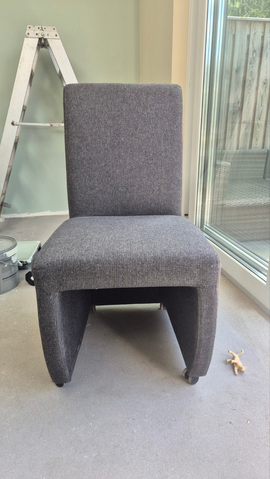 6x Coruna eetkamerstoel antraciet/charcoal – Pronto Wonen, Ophalen, Gebruikt, Vijf, Zes of meer stoelen, Stof