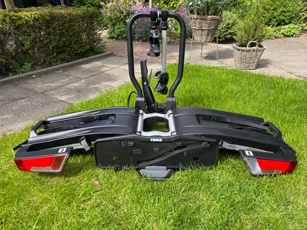 Thule EasyFold XT 933 Fietsendrager, Ophalen, Gebruikt, 2 fietsen, Trekhaakdrager