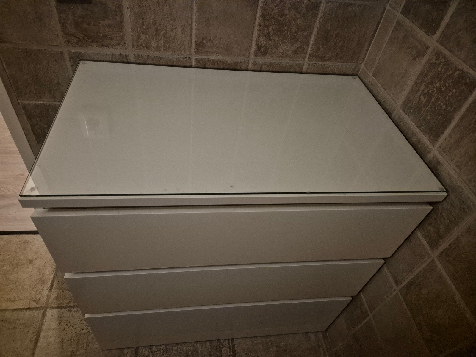 IKEA MALM ladekast wit - 3 lades, Huis en Inrichting, Kasten | Ladekasten, Ophalen, Gebruikt, 50 tot 100 cm, 3 of 4 laden