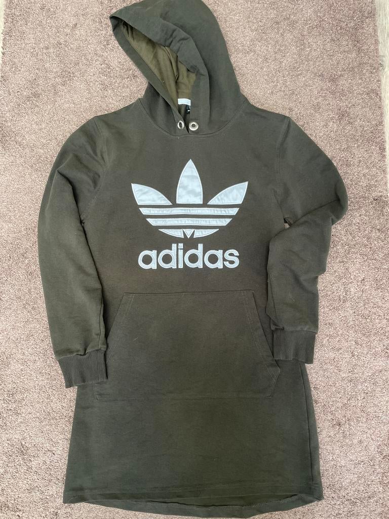 Adidas hoodie jurk maat S - Zo goed als nieuw, Kleding | Dames, Jurken, Ophalen of Verzenden, Zo goed als nieuw, Maat 36 (S), Boven de knie