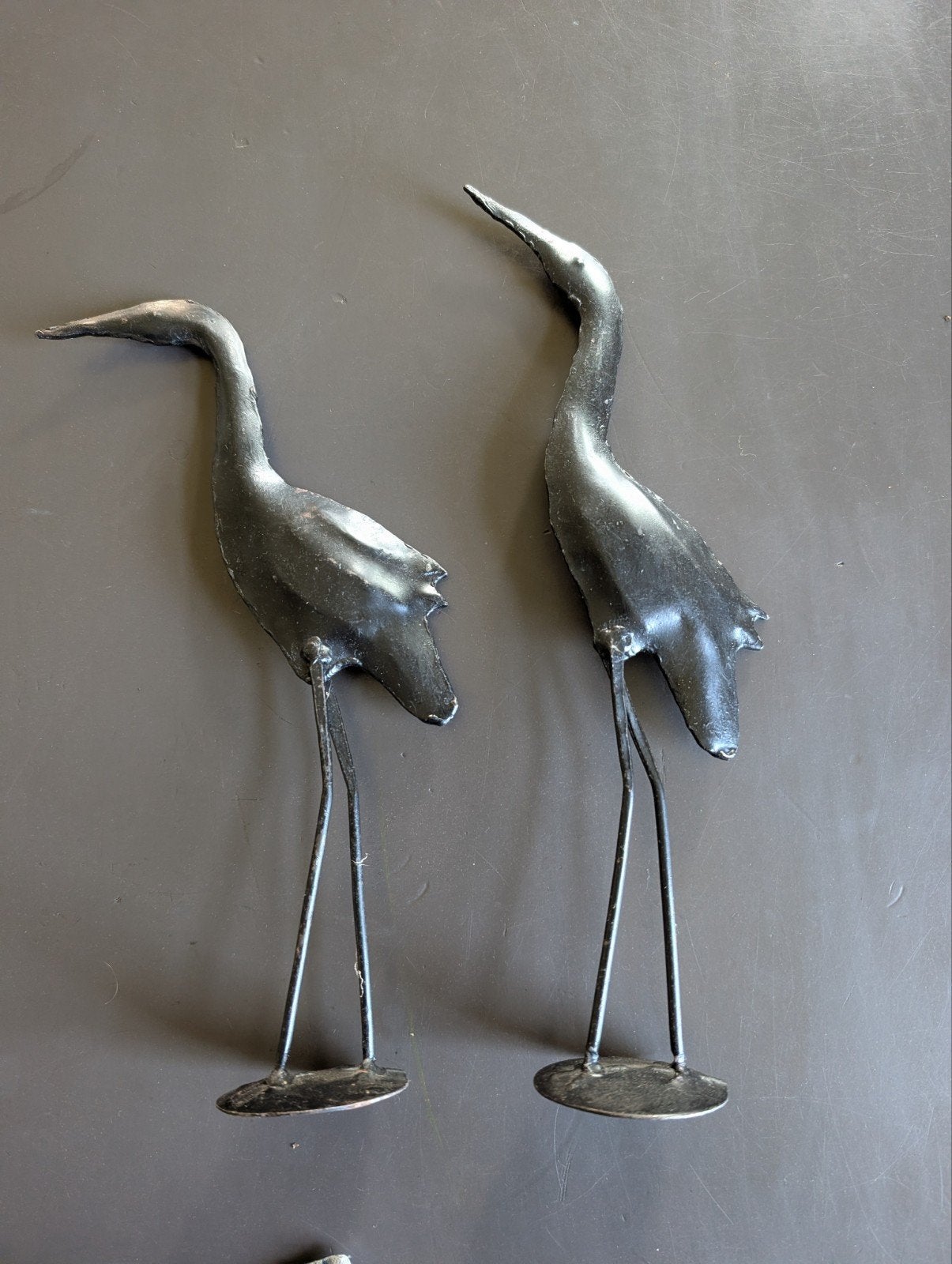Twee kraanvogel beelden, Ophalen of Verzenden