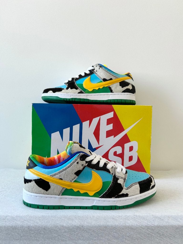 Nike SB Dunk Low Ben & Jerry's Chunky Dunky (EU 41), Kleding | Heren, Schoenen, Zo goed als nieuw, Sneakers of Gympen, Wit, Ophalen of Verzenden