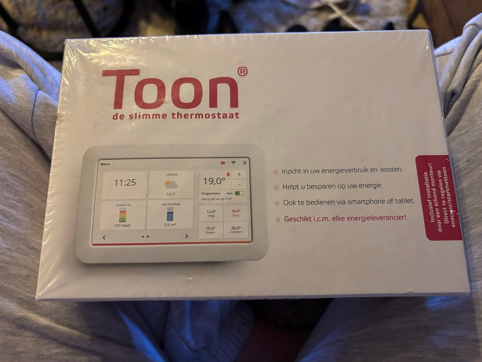 Toon de slimme thermostaat - Energie besparen, Ophalen, Slimme thermostaat, Zo goed als nieuw