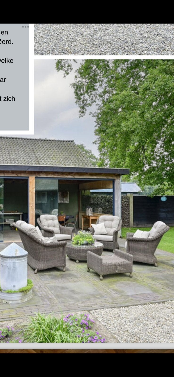 4 seasons loungeset, Ophalen, Gebruikt, Wicker, Bank