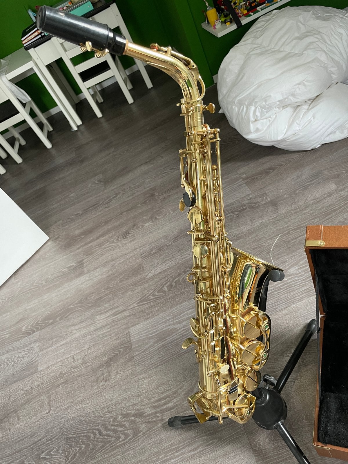 Cranes Tenor Saxofoon met Koffer, Ophalen, Zo goed als nieuw, Tenor, Met koffer