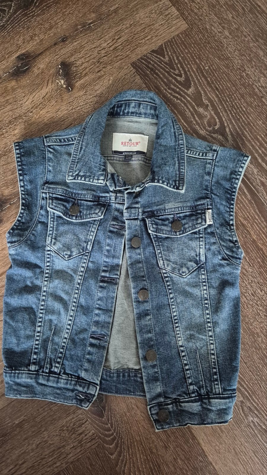 Retour spijkergilet maat 9/10, Kinderen en Baby's, Ophalen, Meisje, Zo goed als nieuw, Retour