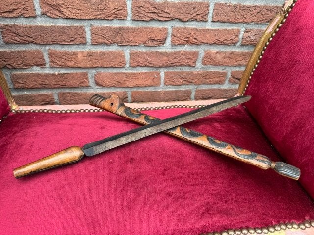 oud Afrikaans zwaard, herkomst onbekend, Ophalen of Verzenden, Overige soorten, Overige gebieden, Zwaard of Sabel