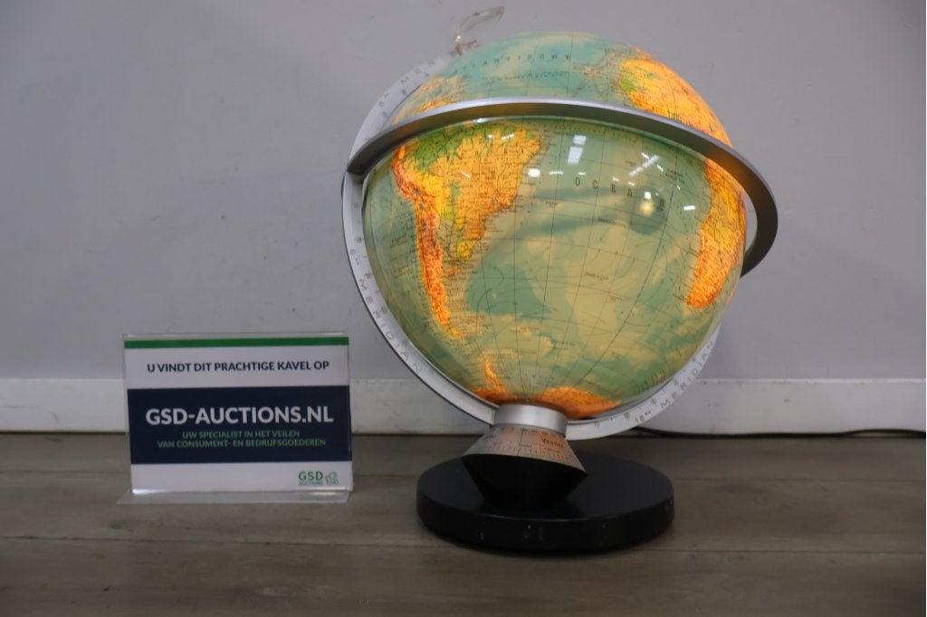 Verlichte wereldbol globe met standaard, Ophalen of Verzenden, Niet ingevuld, Niet ingevuld, Niet ingevuld
