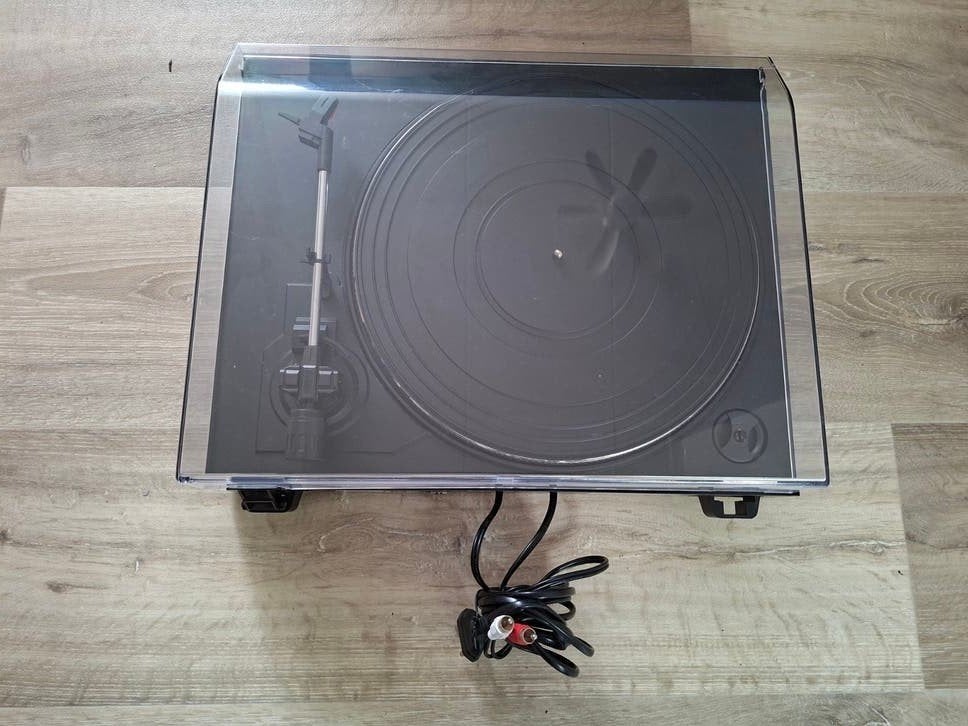 Lenco platenspeler met goede naald (mist scharnier), Gebruikt, USB-aansluiting, Platenspeler, Ophalen