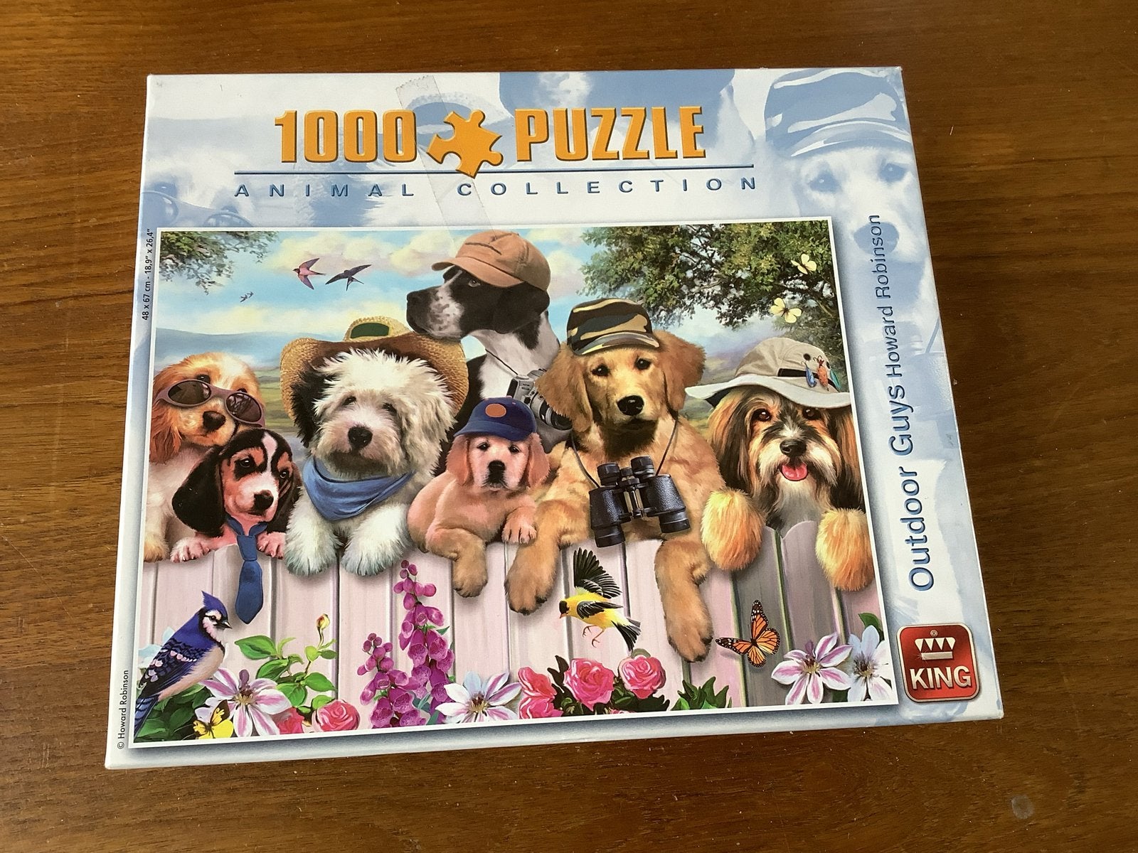 Compleet 1000 stukjes puzzel met honden, Ophalen of Verzenden, 500 t/m 1500 stukjes, Zo goed als nieuw, Legpuzzel