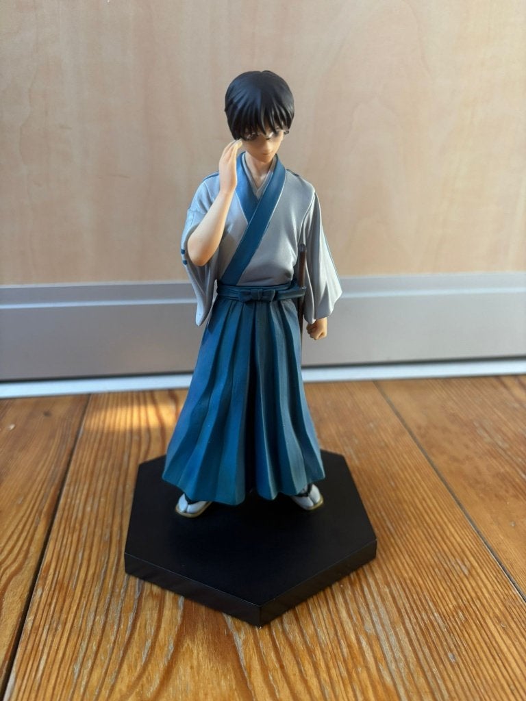 Gintama Shinpachi Shimura DXF Figuur Banpresto 17cm Anime, Ophalen of Verzenden, Gebruikt, Overige typen