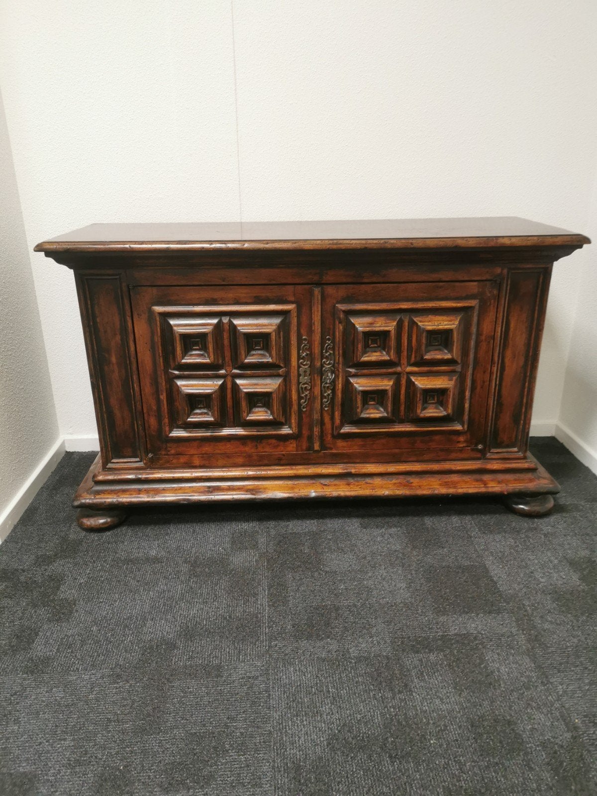 Houten koloniale kast, Ophalen, Gebruikt, 100 tot 150 cm, 25 tot 50 cm