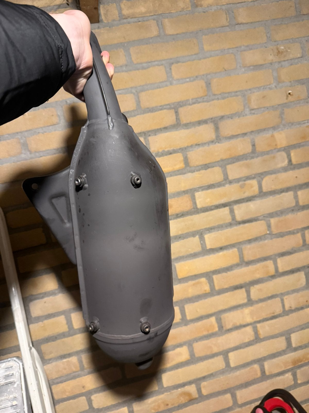 sm06 look uitlaat plus hitteschild, Ophalen of Verzenden, Zo goed als nieuw, Uitlaat, Piaggio