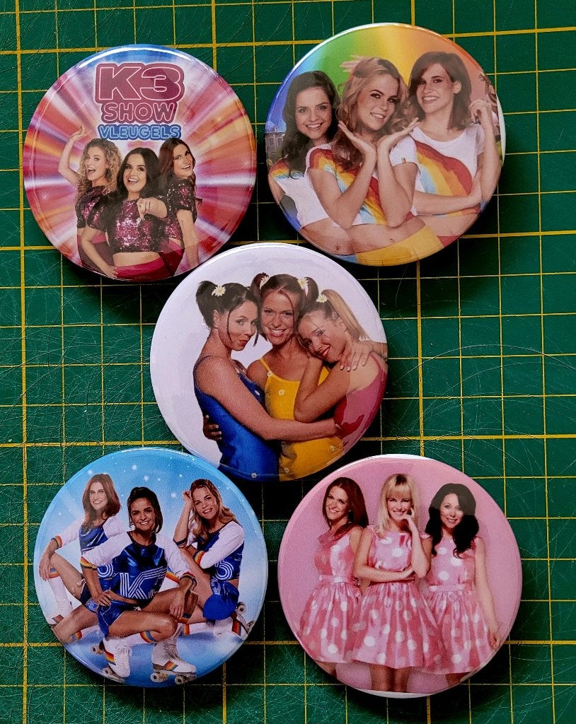 Grote K3 buttons (1), Verzenden, Nieuw, Gebruiksvoorwerp