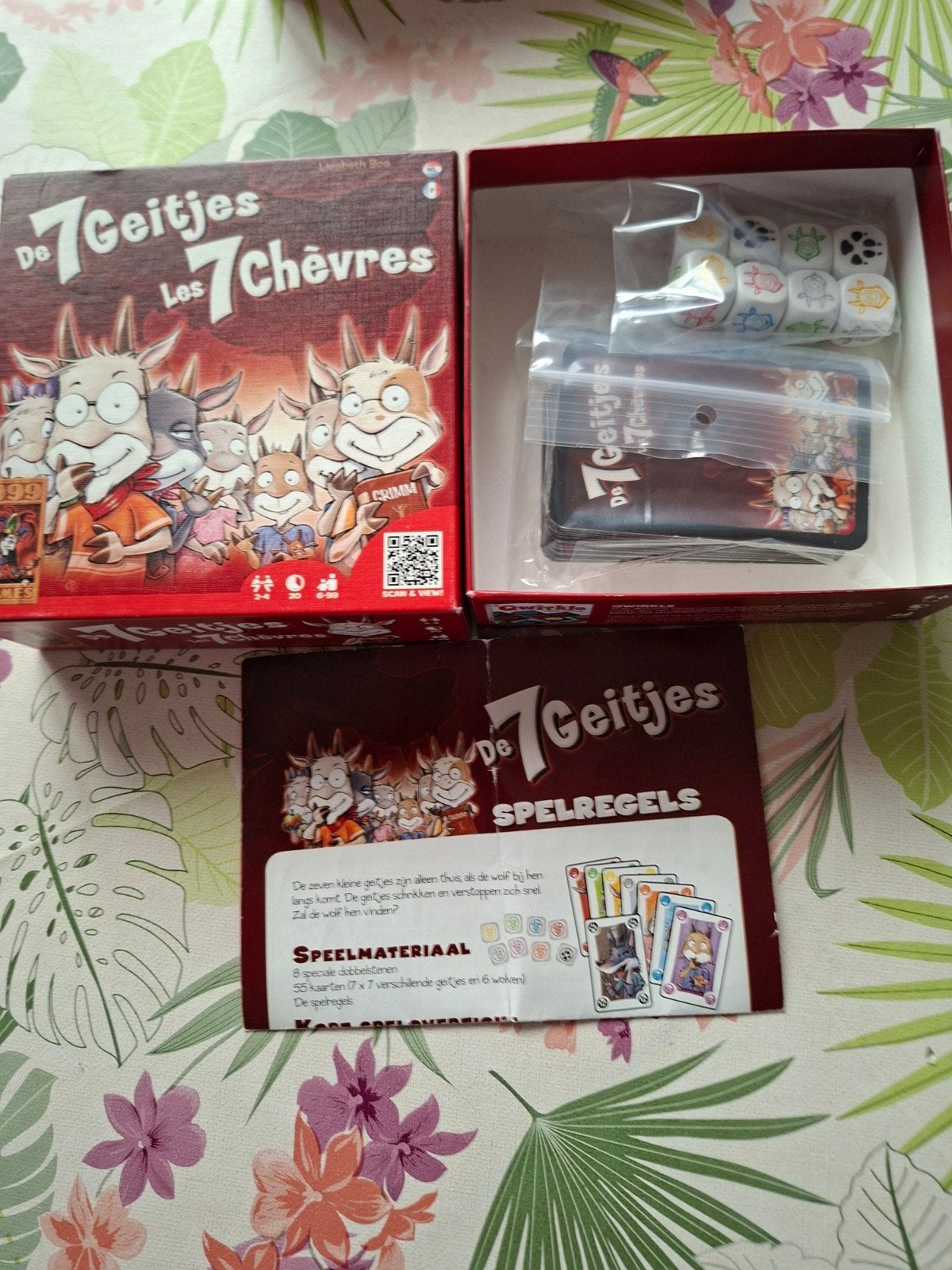Spel 7 geitjes 999 games als nieuw, Ophalen of Verzenden, Zo goed als nieuw