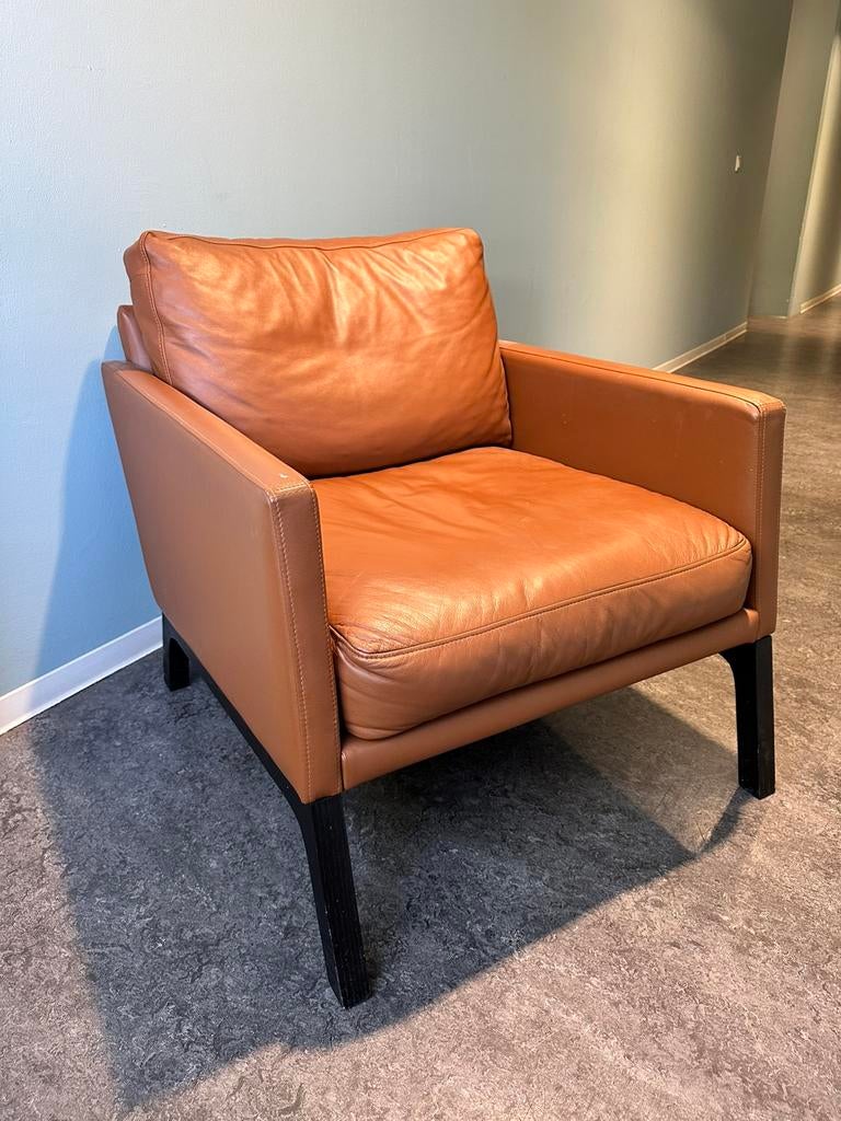 Leren fauteuil BoConcept, Ophalen, Gebruikt, Modern, 50 tot 75 cm