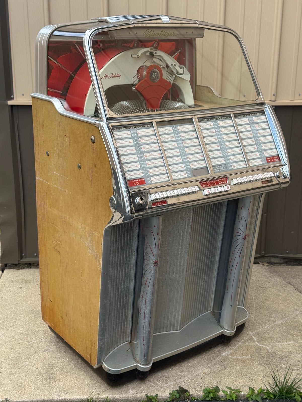 PRESALE DEAL: WURLITZER model 1800 jukebox, Verzamelen, Automaten | Jukeboxen, Ophalen, Gebruikt, 1950 tot 1960, Wurlitzer