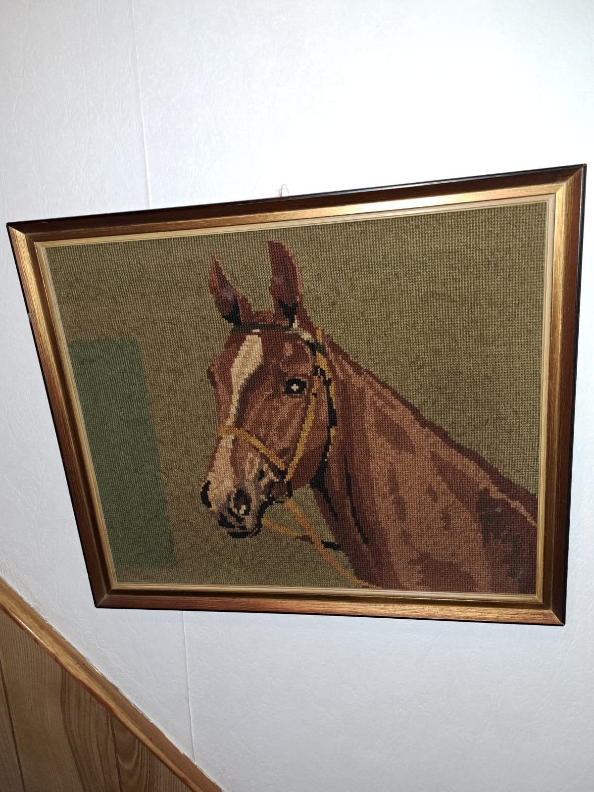 Schilderij met paard., Ophalen, Overige stijlen, Dieren, Bijzondere lijst