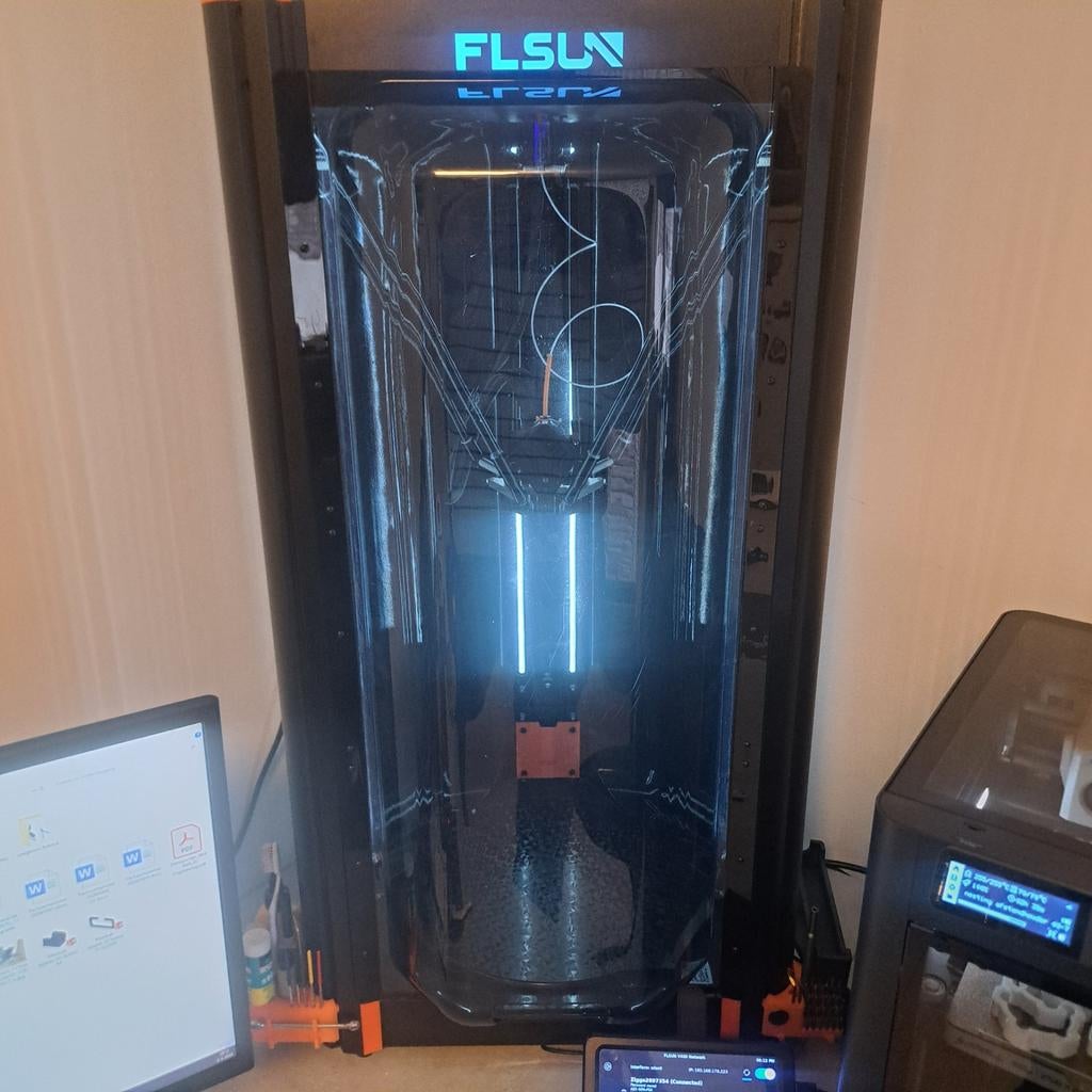 FLSUN V400 Delta 3D-printer - Zo goed als nieuw, Computers en Software, 3D Printers, Zo goed als nieuw, Filament, Ingebouwde Wi-Fi