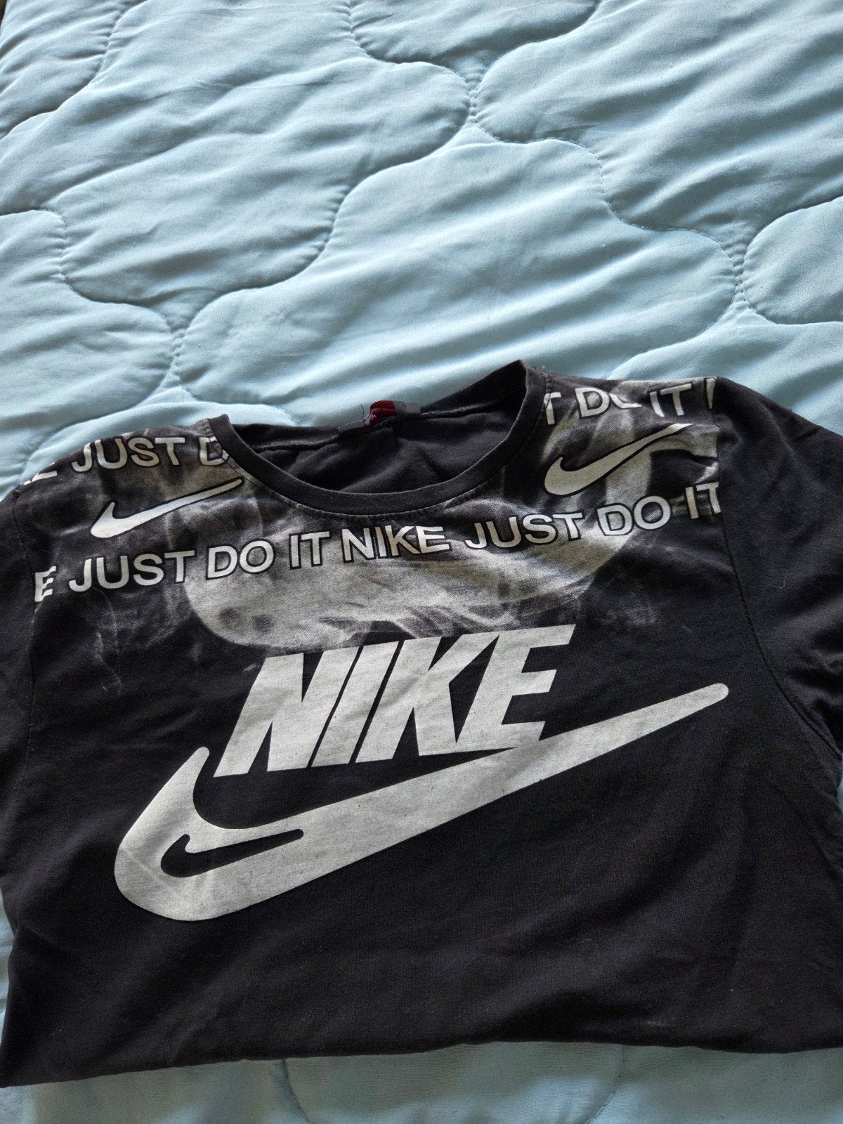 Nike 'Just Do It' T-shirt - Zwart 7, Zwart, Nike, Ophalen of Verzenden, Gedragen