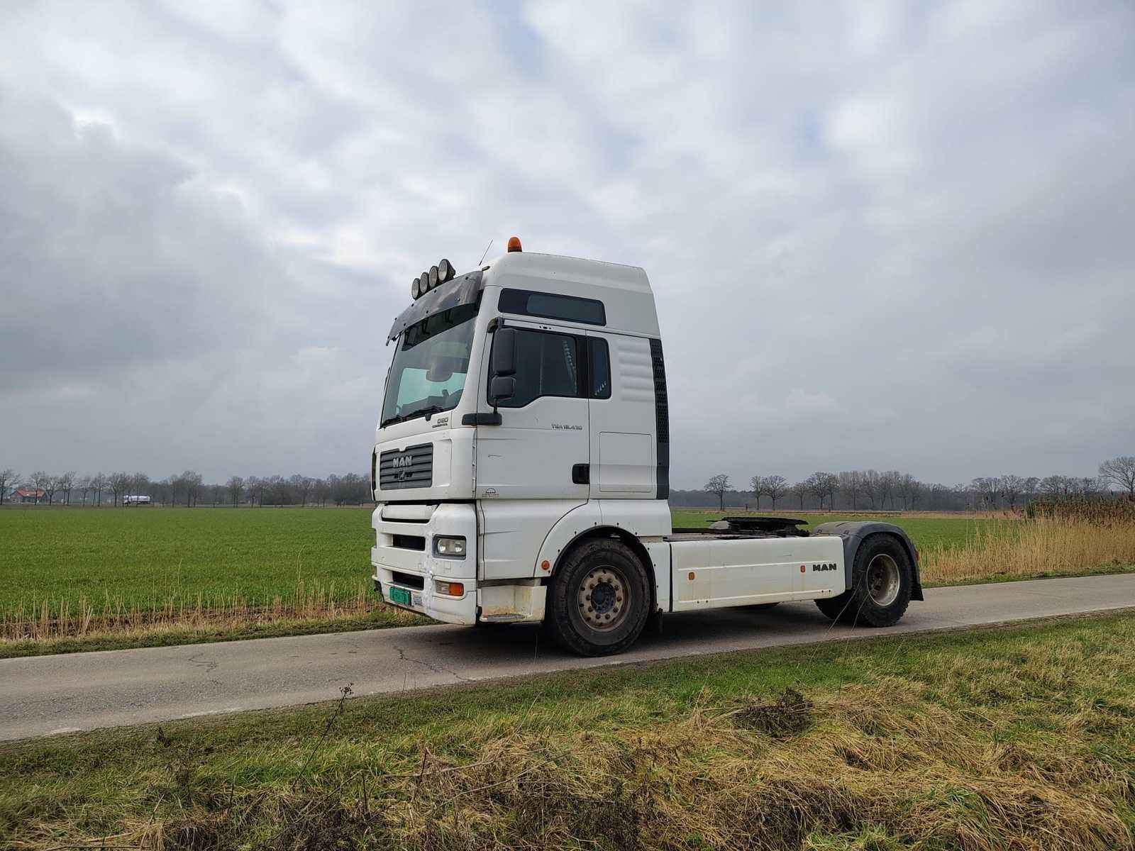 2005 MAN TGA 18.430 4x2 trekker 2005 automaat retarder PTO h, Auto's, Bedrijf, Te koop, MAN, Overige brandstoffen