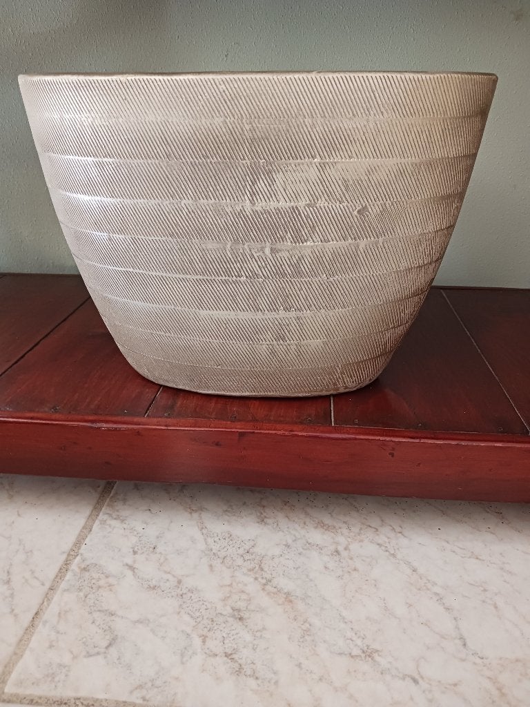 Gave ovale bloem-/plantenpot, Ophalen, Gebruikt, Rond, Binnen