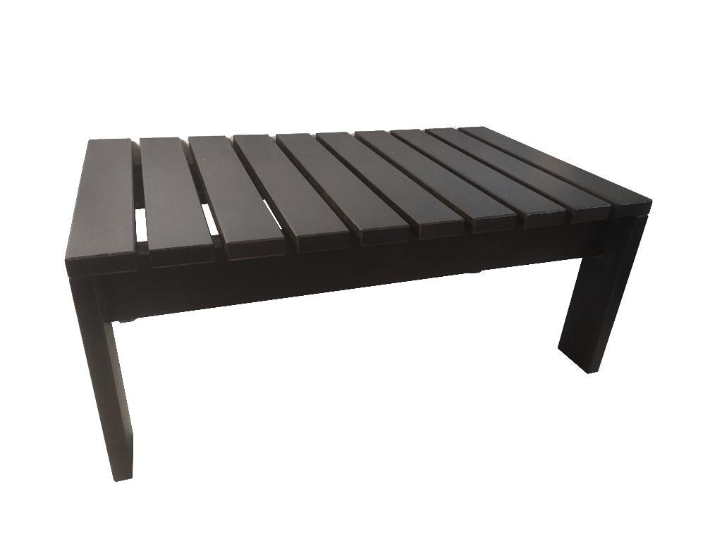 Mooie vintage design slat bench / salontafel, Huis en Inrichting, Ophalen, Gebruikt, Hout