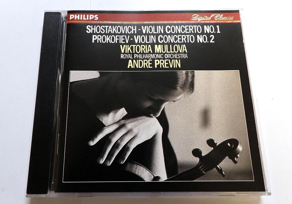 CD Mullova Viool Concerten Shostakovich Prokofiev Philips WG, Ophalen of Verzenden, Romantiek, Zo goed als nieuw, Orkest of Ballet