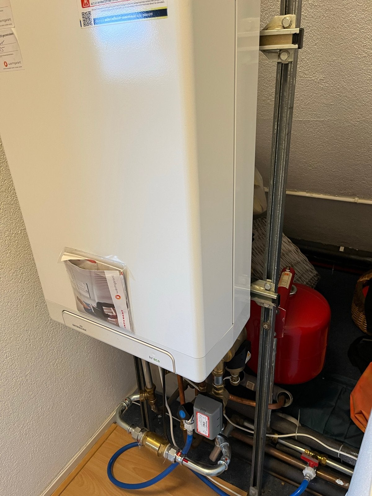 Intergas Kombi Kompact HReco 36 CV-ketel, 4 jaar oud, Ophalen, Hoog rendement (Hr), Cv-ketel of Combi-ketel, Minder dan 60 cm