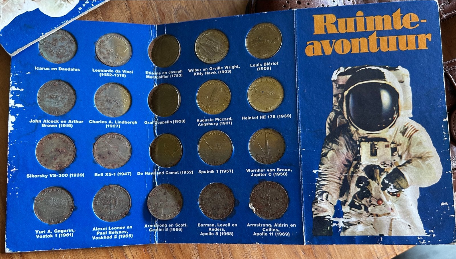 Compleet Shell Ruimte-avontuur Muntenalbum (1969), Ophalen