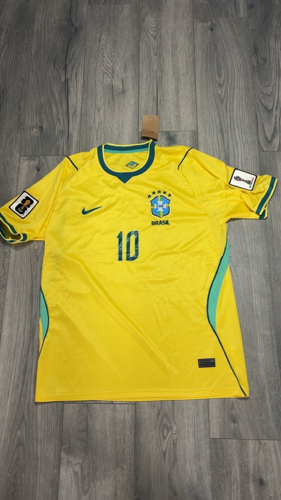 Brazil Neymar Jr. Thuisshirt Maat xxl, Groter dan maat XL, Ophalen of Verzenden, Zo goed als nieuw, Shirt