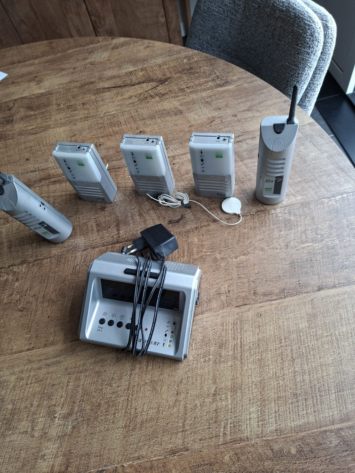 deurbel set voor doven, Ophalen