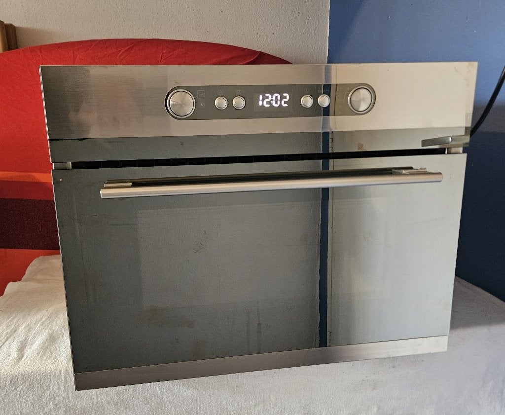Inbouw combimagnetron van IKEA Whirlpool MWN 400 S, Ophalen, Combimagnetron, Zo goed als nieuw, Inbouw