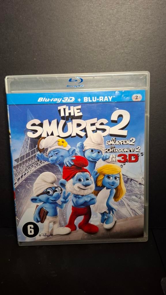 De Smurfen 2 Blu-ray 3D + Blu-ray, Ophalen of Verzenden, Zo goed als nieuw, Tekenfilms en Animatie